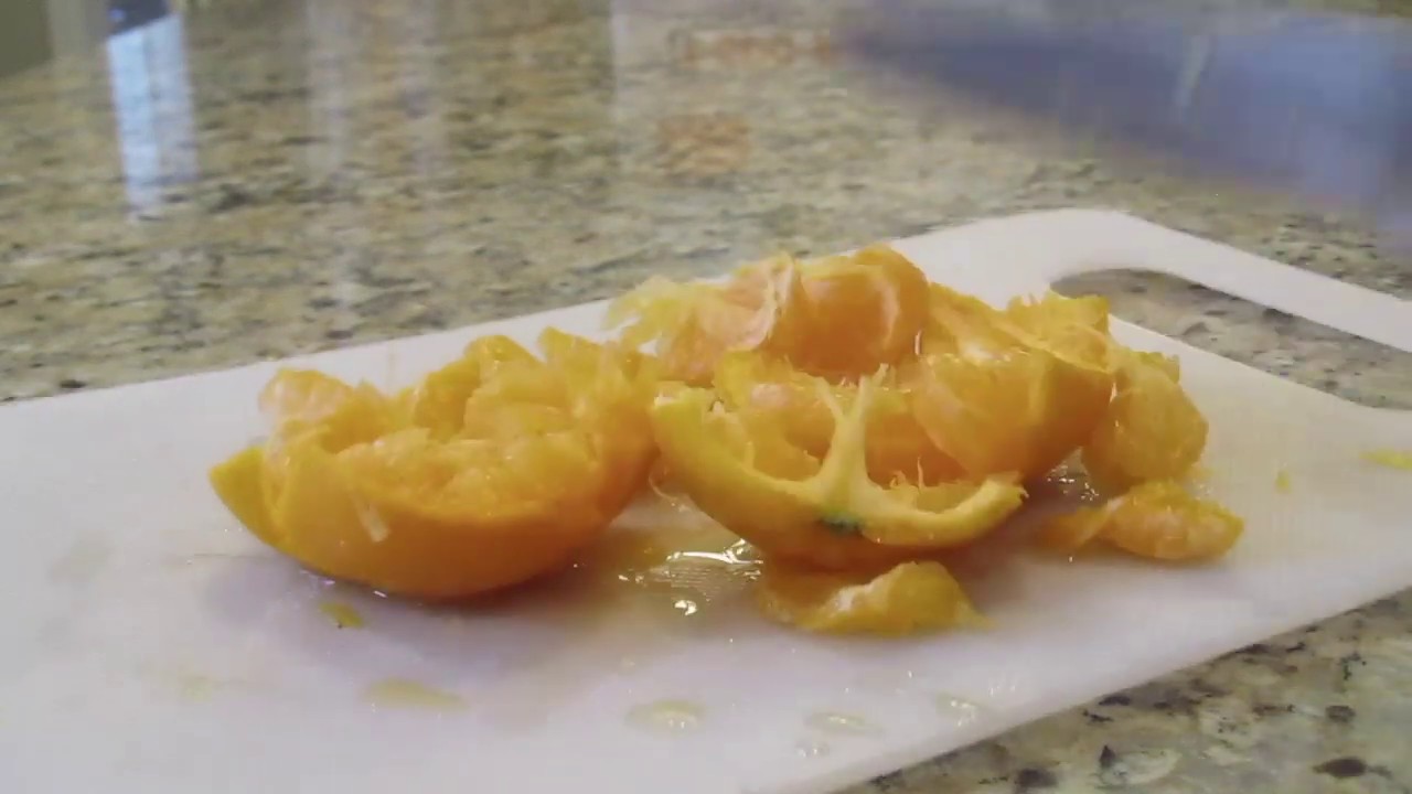 How to make orange juice... 