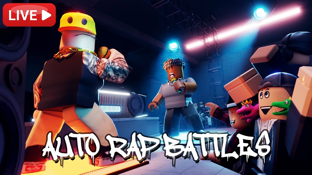 ROBLOX AUTO RAP BATTLES! (LIVE) - YouTube