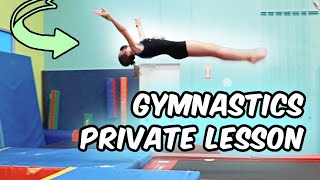 Gymnastics Private Lesson with my Teammates | Bethany G