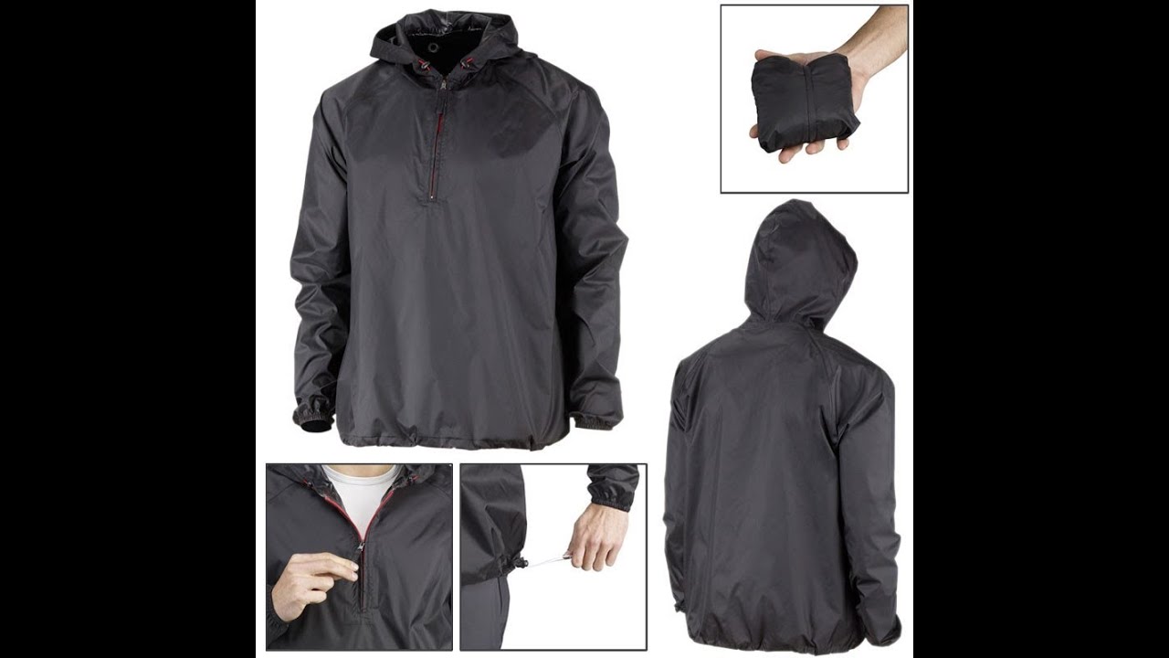 quechua raincoat folding