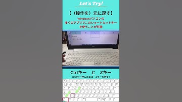 【脱・初心者】操作を元に戻すショートカットキー☆パソコン作業効率アップ☆PC時短操作③