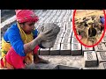 নরম কাদামাটি দিয়ে ইটভাটায় কঠিন মজবুত ইট তৈরী করা হচ্ছে দেখুন #foryou #viralvideo #brick