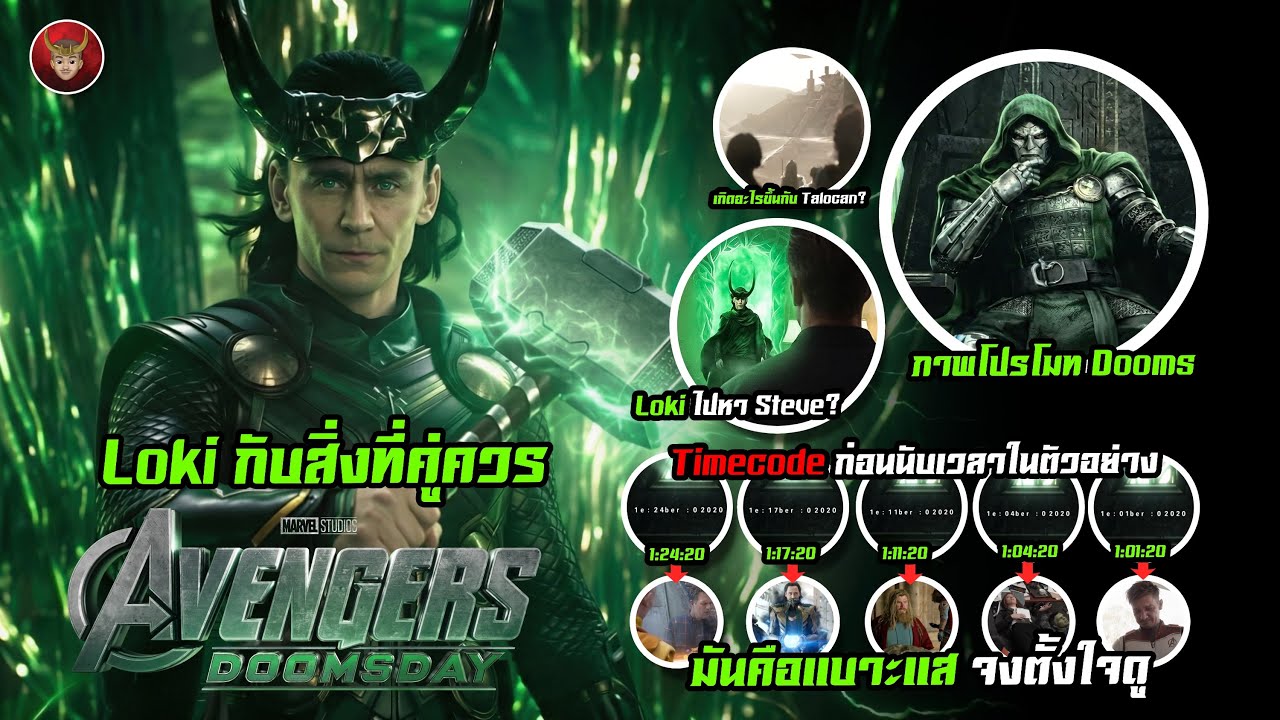 Loki กับสิ่งที่คู่ควร | Timecode กับเบาะแสสำคัญ | เกิดอะไรกับ Talocan | ภาพโปรโมท Dooms | และอื่น ๆ