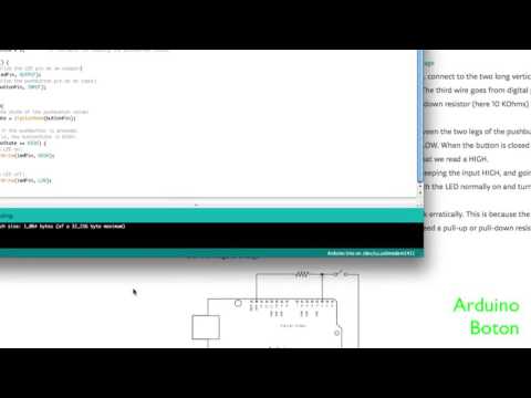 Arduino - Button Resistencia pull down - YouTube