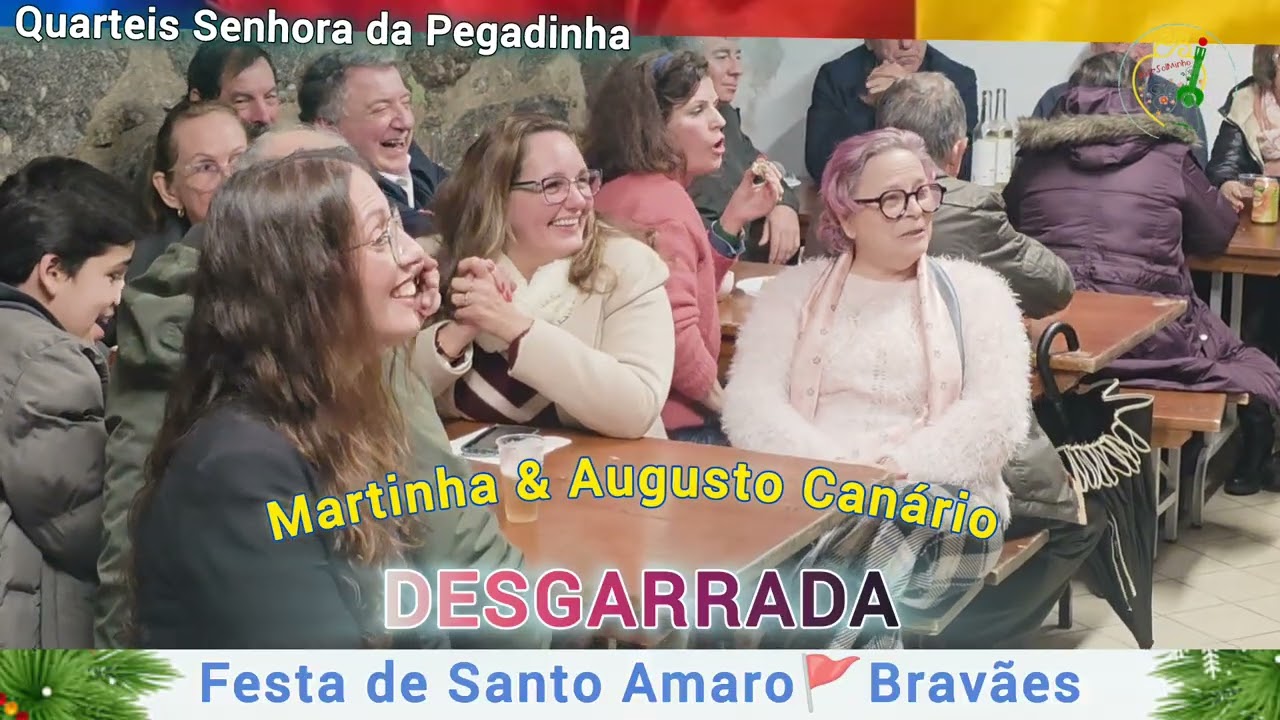 Desgarrada💥Festa de Santo Amaro |Senhora da Pegadinha 🌶Martinha e Augusto Canário
