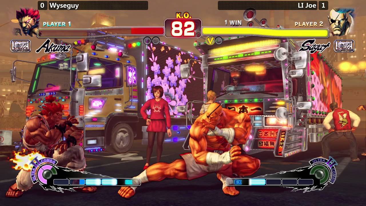 USF4 @ Last Man Standing - Wyseguy (Akuma) vs LI Joe (Sagat) [720p/60fps]