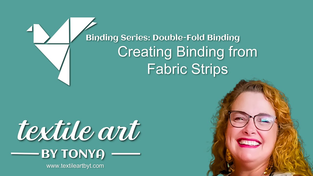 Binding: Double-Fold Part 1: Making a Binding Strip - YouTube