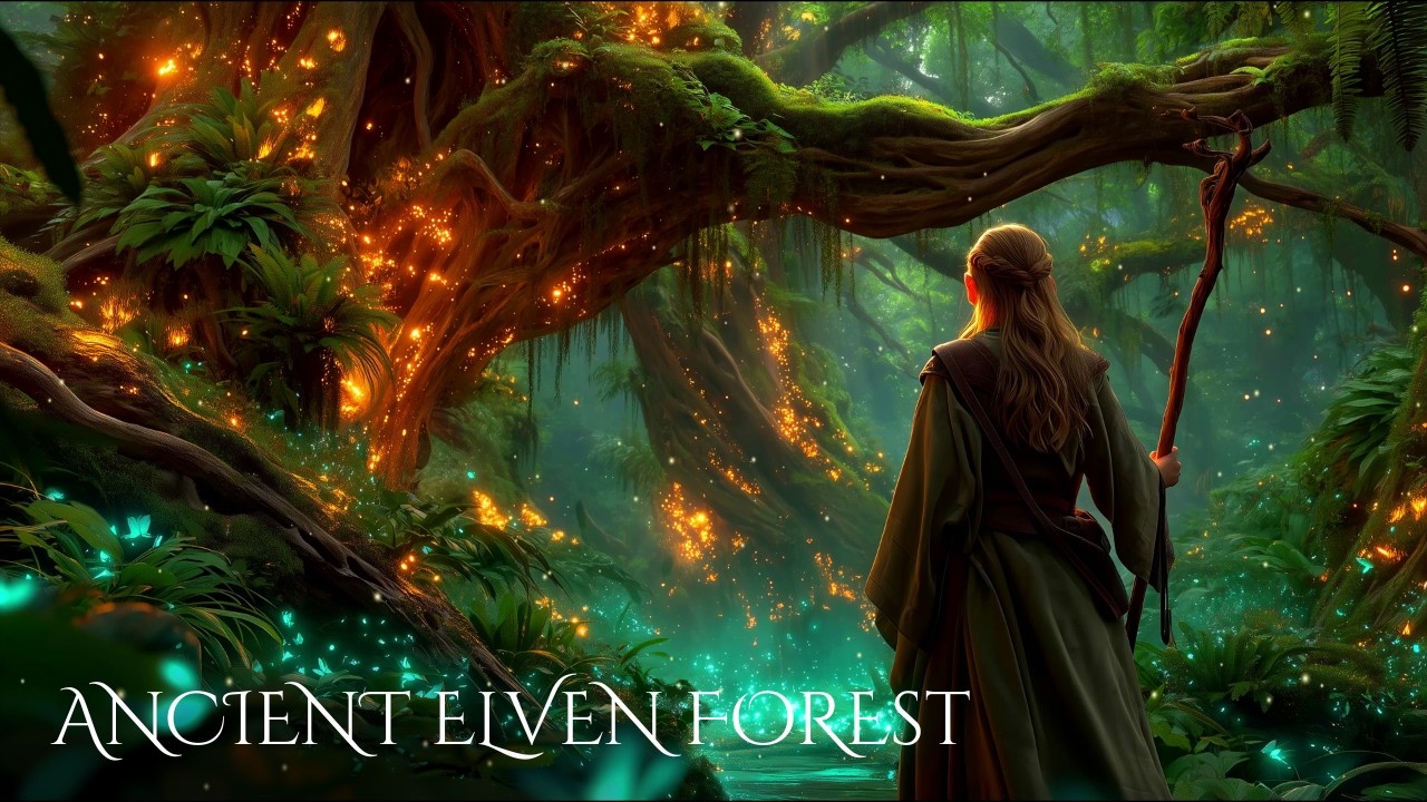 Эльфийская Музыка Для Глубокого Спокойствия И Фокуса | Древний Эльфийский Лес