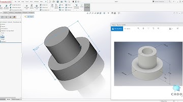 SolidWorks Tutorial for Beginners #46 - How to Create a Revolve Cut