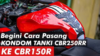 TANGKI CBR 150 CBR FACELIFT COVER TANGKI TUTUP TANGKI TANKGRIP TANKPAD CBR R15V3 R15 R25 NINJA250 GSX CBR 150 TUTUP TANGKI