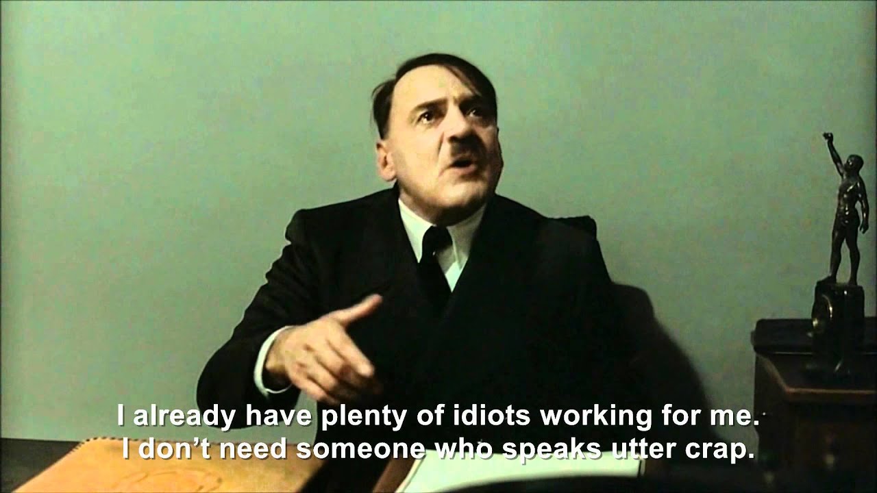 Hitler encounters Evan Baxter
