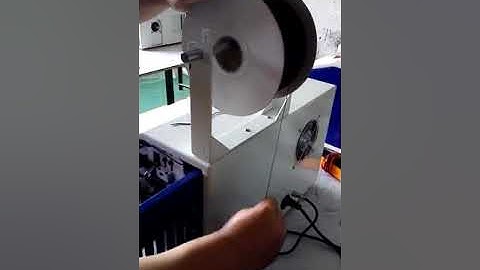 Semi auto wind and bind machine, assembling operation video