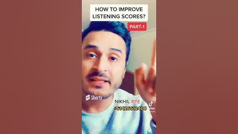 How to improve listening scores || PTE BY NIKHIL #nikhilpte #pteacademic #pte90 #ptebynikhil