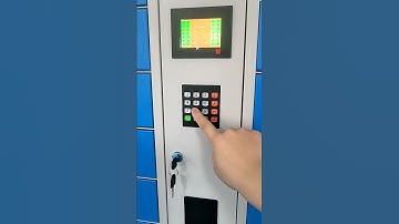 Smart storage lockers applicable in gym, shopping mall, amusement park