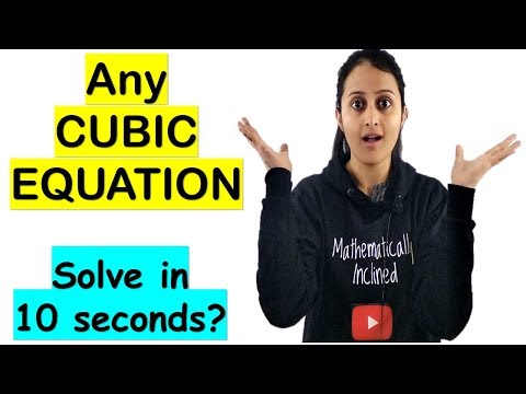 Video: Paano Malutas Ang Mga Equation Sa Isang Cube