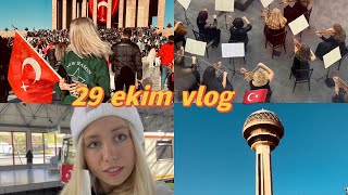 29 EKİM ÖZEL VLOG | Anıtkabir | Atakule | yolda kaldım 😰 #anitkabir #29ekim #vlog