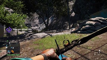 FarCry 4 Trick to use Marksman sight correctly and Kill Any Target in 1 shot without getting caught