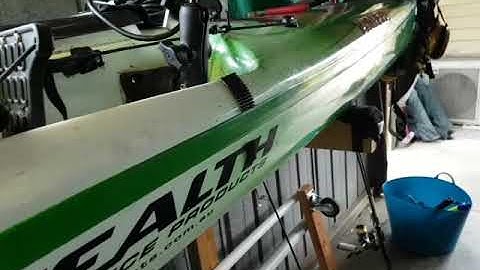 Stealth Profisha 525 external transducer mount - easy stow