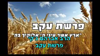 הרב אברהם ג'קי פרשת עקב התשפ"ה