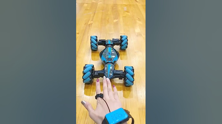 This is How i Control a RC Drift Car by Gesture Sensing