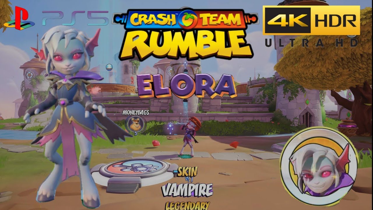 Crash Team Rumble: Competitive: Elora Vampire Skin (PS5) (4KHDR) - YouTube