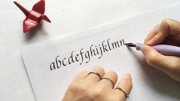 Italic Calligraphy Tutorial - Beginners