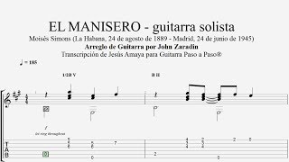 Video voorbeeld van "El Manisero - Guitarra Solista - Tablatura por Jesús Amaya..."