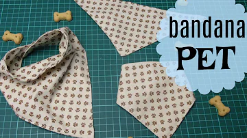 Como fazer uma bandana para cachorros?