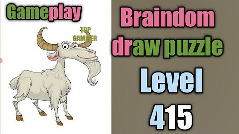braindom draw puzzle level 415 gameplay walkthrough Solution