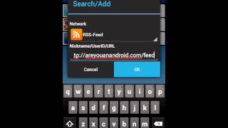How to Set up RSS Feeds in SNOview for Android