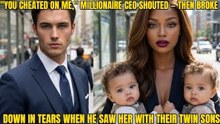 "You cheated on me" Millionaire CEO shouted - then broke down in tears when he saw her with her twin