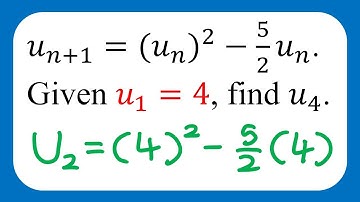 Recurrence Relations, Sequences and Series - Edexcel A Level Maths