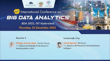 Day 4 10th International Conference on Big Data Analytics 2022