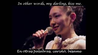 Kago Ai 加護亜衣 - Fly me to the Moon - English - Español