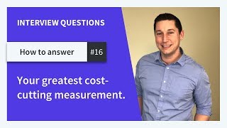 What was the greatest cost-cutting measurement you enacted at your previous employer