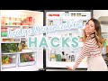 The BEST Fridge Organization Hacks | What's In My Fridge