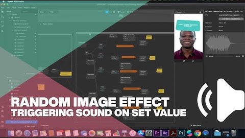 Triggering Sound with Value [Random Image Effect] | Spark AR Studio