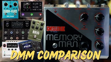 Deluxe Memory Man v The Rest | EHX, Strymon, Fender, Fractal, Line 6, Eventide & Way Huge