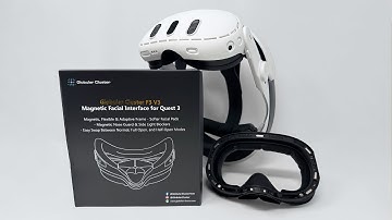 Globular Cluster Quest 3 Magnetic Facial Interface F3 V3 Unboxing