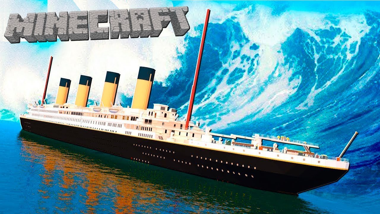 Base De Titanic Vs Tsunami En Minecraft Youtube - titanic en roblox mikecrack