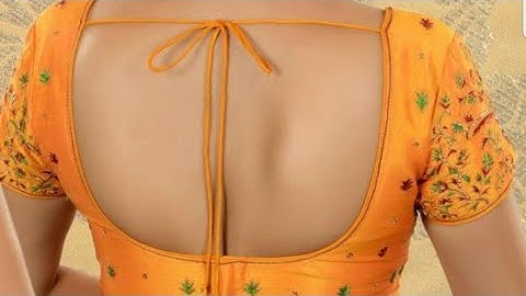 Perfect Blouse back cutting by Master cuts