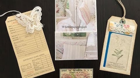 Envelope pockets Tutorial - junk journals - Liz The Paper Project