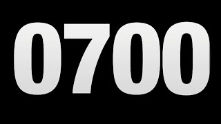 700 seconds countdown timer full screen 4k