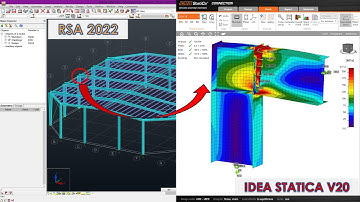 Robot Structural Analysis 2022 to Idea Statica v20 | Connection Design
