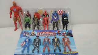 8 minutes satisfying with unboxing Avengers 16 piece set