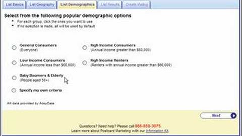 Vistaprint Quick Tip - How to Purchase a Mailing List
