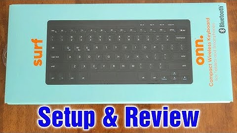 Onn Bluetooth Keyboard Setup & Review