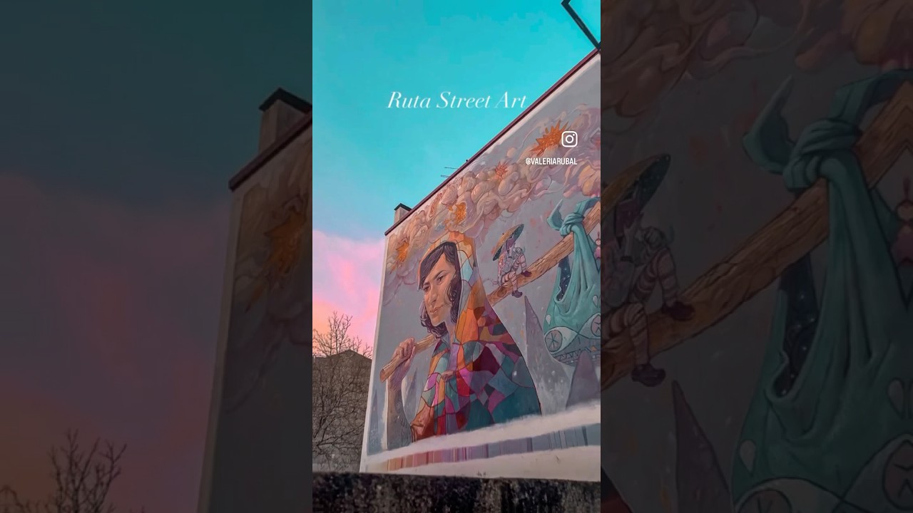 ☄️Ruta Street Art | SHORTS📍Órdenes, Galicia, ES#streetart #galicia #ruta #graffiti #artwork #art