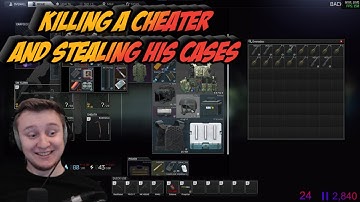 Killing a cheater and stealing his cases on Labs - Escape From Tarkov