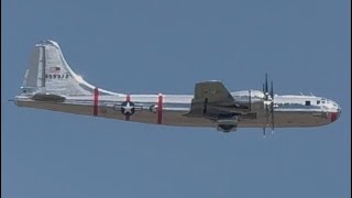 *RARE!!!* Boeing TB-29 Superfortress Takeoff From Idaho Falls [N69972]